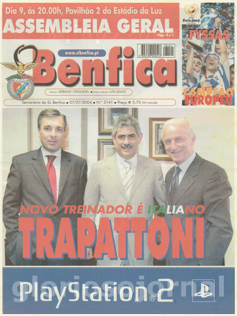 jornal o benfica 3141 2004-07-07